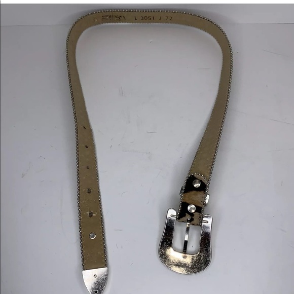 BB SIMON Champagne SWAROVSKI CRYSTAL PONY BELT - Picture 6 of 10